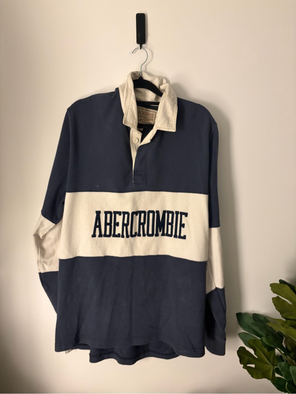 Abercrombie Rugby Cloth Color Block Rugby Polo XXL